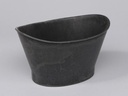 Bloempot Ovaal Loodlook 20.5x10x11 cm