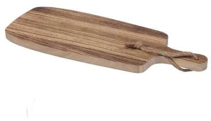 Broodplank Paulownia board Fire hout 45x17x1,8 cm