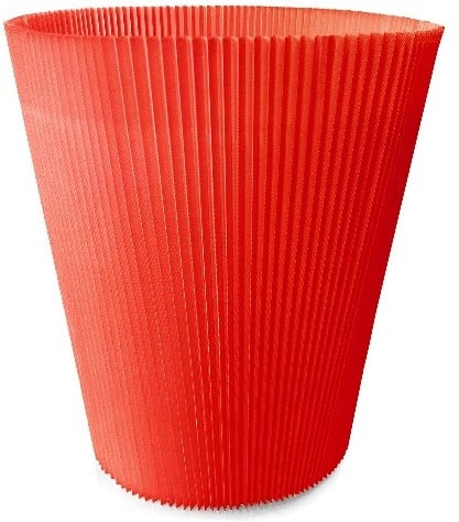 Manchet Potcover Klassiek Rood 205 mm hoog Zak 100 stuks