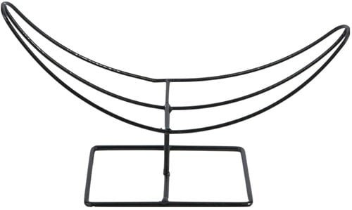 Metalen frame Boot floral op voet 30x10x18 cm kleinere uitvoering
