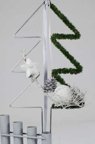 Metalen kerstboomframe Dubbel steker 60 cm per stuk