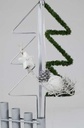Metalen kerstboomframe Dubbel steker 60 cm per stuk