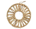 Metalen ring met Raffia krans 38 cm per stuk