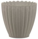 Bloempot Rond met ribbels 11x10.5 cm