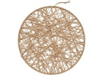 Metalen ring met Jute web 60 cm per stuk