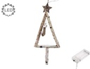 Boomvorm takken met LED houten kerstboom met deco manco 17x53 cm