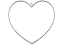 Metalen Hart hangend Lila Ø15 cm