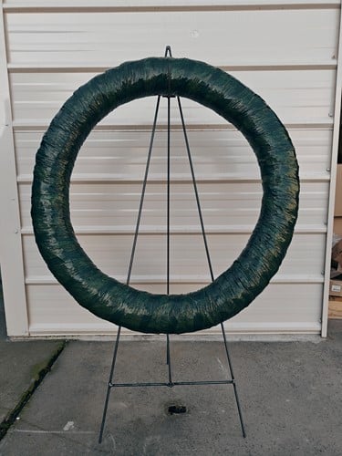 Kransstandaard Kransezel groot inklapbaar 8 mm staal H115 cm