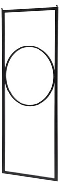 Metalen frame Rechthoek met cirkel Sun hangend 115 cm