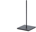 Metaalstaander Metalen pin standaard Solid klein Zwart 7x7x14 cm