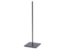 Metaalstaander Metalen pin standaard Solid klein Zwart 9x9x30 cm