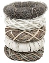 Krans Stack Greywash set 5 stuks Ø40 cm