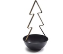Metalen Frame Schaal Brush met kerstboom Ø15 cm