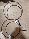 Metalen frame Ellips 30 cm zonder voet met manco