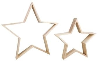 Houten Stervorm groot eenmalig