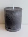 Trendkaars Kaars Zelfdovend Antraciet 90x70 mm per stuk