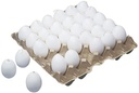 Eikaars Eierkaarsen Wit 60x45 mm per stuk