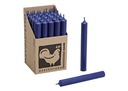 Staafkaarsen Doorgekleurd Donkerblauw 25 stuks doos