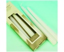 Eika Taperkaarsen Wit 25x2,5 cm set 4 stuks