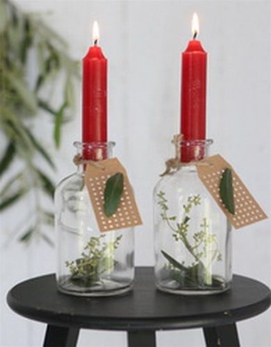 Kaarsen Taper Rood 11 cm set 7 stuks