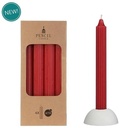 Kaarsen Pencil Rood 20 cm Ø2,2 set 4 stuks