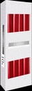 Taper Kaarsen Rood Metallic 25x2,2 cm Set 10 stuks