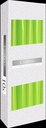 Taper Kaarsen Groen 25x2,2 cm Set 10 stuks