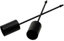 Kaarsenhouder Metaal Zwart 12 cm Ø2,5 pak 4 stuks