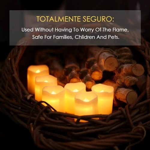 LED Minikaarsjes Warmwit set 24 stuks