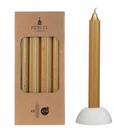 Kaarsen Pencil Goud Metallic 20 cm Ø2,2 set 4 stuks