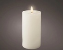 LEDkaars Wax Steady Binnen Lumineo Wit Warm Wit Ø7 cm H 15 cm per stuk