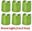 LED Minikaarsje Glitter Groen per stuk