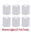 LED Minikaarsje Glitter Zilver per stuk