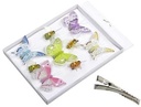 Vlinders en Bijen Fleurig 5-8 cm 5 vlinders 4 bijen doosje