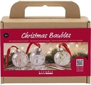 DIYkit Pakket Hobbyset Mini Hobbyset Kerstbal met tekening