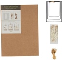 DIYkit Pakket Hobbyset DIY giftbox dried flowers nature 18x25x5 cm multi