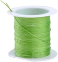 Elastisch gekleurd nylon voor sieraden Appelgroen Fruitgroen rol 10 meter