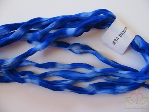 Nylon 2tone voor het maken van bloemen 37 Bruin Wit