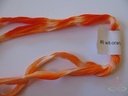 Nylon 2tone voor het maken van bloemen 9 Oranje Burgundyrood