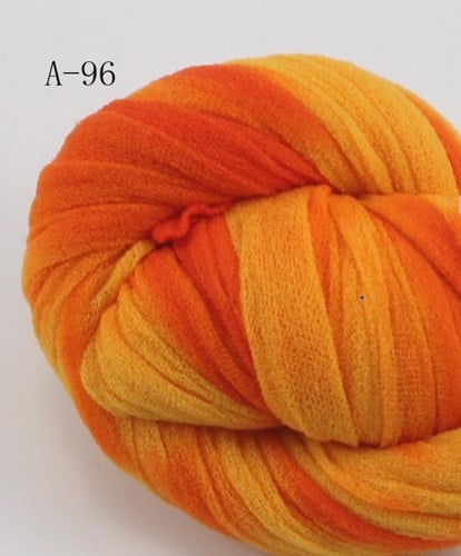 Nylon 2tone voor het maken van bloemen Oranje Geel
