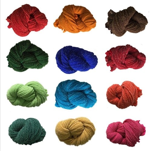 Nylon Glitter voor het maken van bloemen Blauw