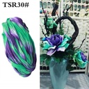 Nylon Multitone voor het maken van bloemen Paars Aqua Mint Tiffany Sering Wit