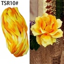 Nylon Multitone voor het maken van bloemen Geel Oranje tinten