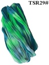 Nylon Multitone voor het maken van bloemen Groen Geel Blauw