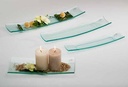 Surf schaal plate rechthoek platte schaal 37,5x9,5x3 cm