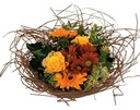 Boekethouder Woody Bruin 25 cm