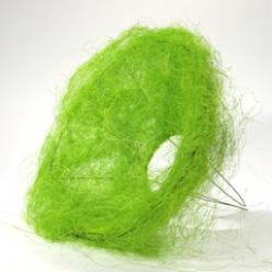 Boekethouder Sisal rond los Rood 30 cm