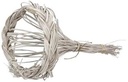 Boekethouder frame Palm Wavy White 40 cm