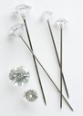 Oasis® Diamantspelden Clear 10 mm 10 stuks
