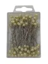 Parelspelden WM 05 Champagne 6 mm doosje 100 stuks